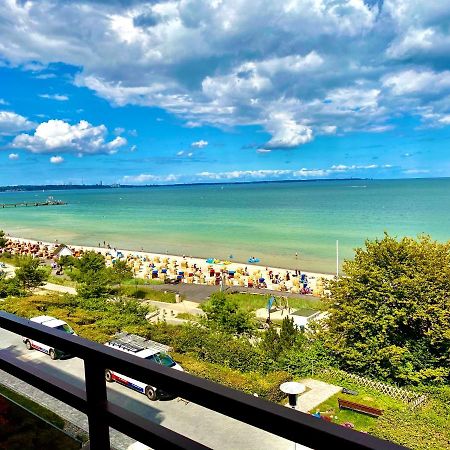 Studio Mit Panorama-Meerblick Und Direkter Strandlage In Scharbeutz Exteriör bild