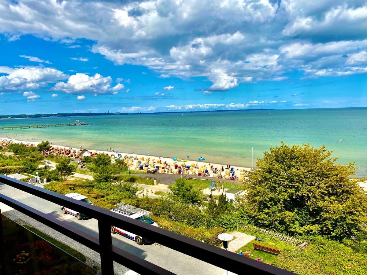 Studio Mit Panorama-Meerblick Und Direkter Strandlage In Scharbeutz Exteriör bild