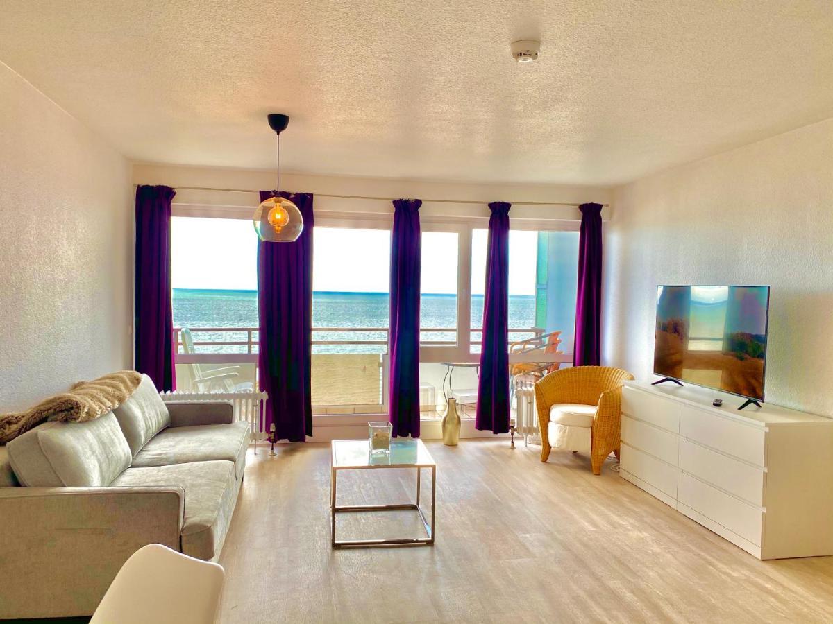 Studio Mit Panorama-Meerblick Und Direkter Strandlage In Scharbeutz Exteriör bild