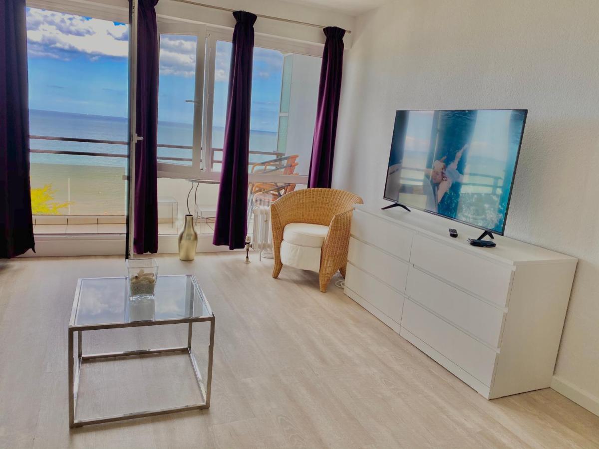 Studio Mit Panorama-Meerblick Und Direkter Strandlage In Scharbeutz Exteriör bild