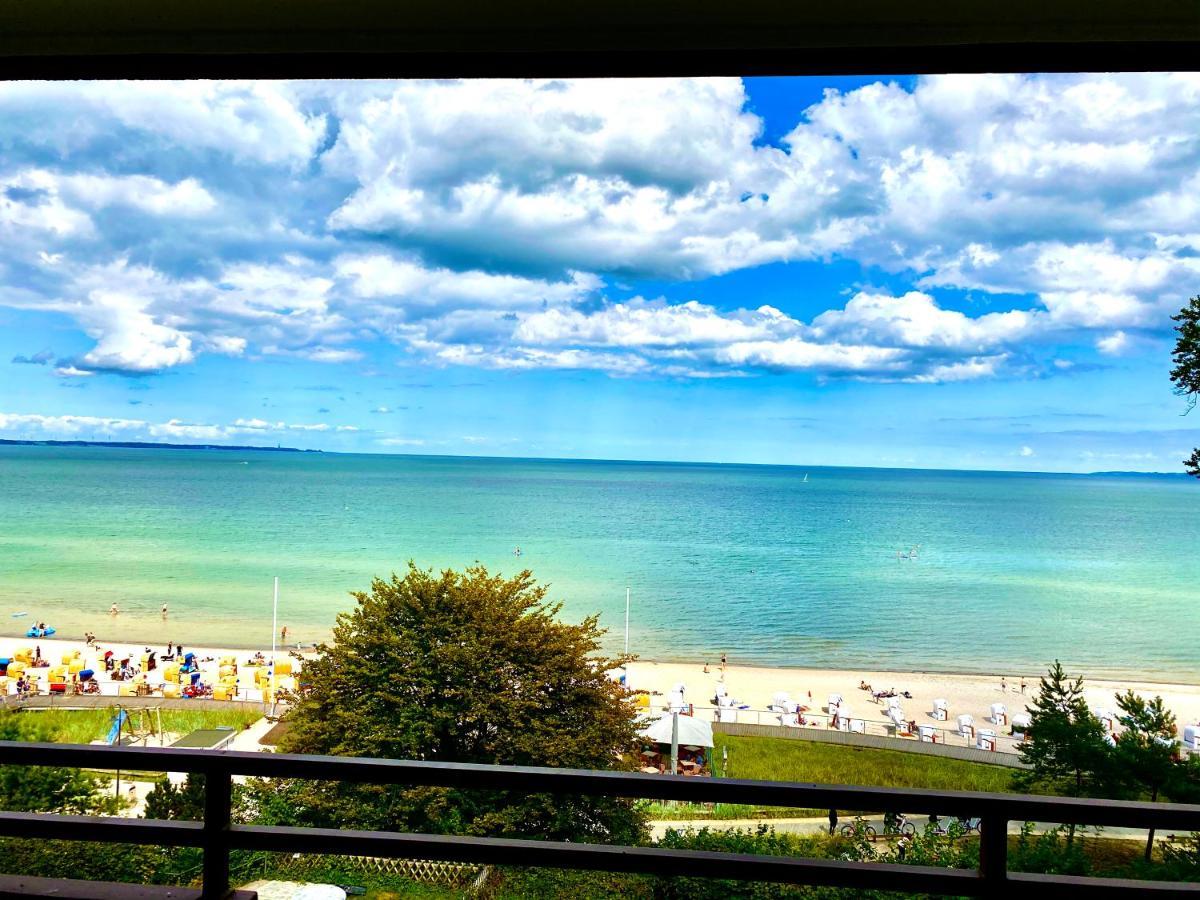Studio Mit Panorama-Meerblick Und Direkter Strandlage In Scharbeutz Exteriör bild