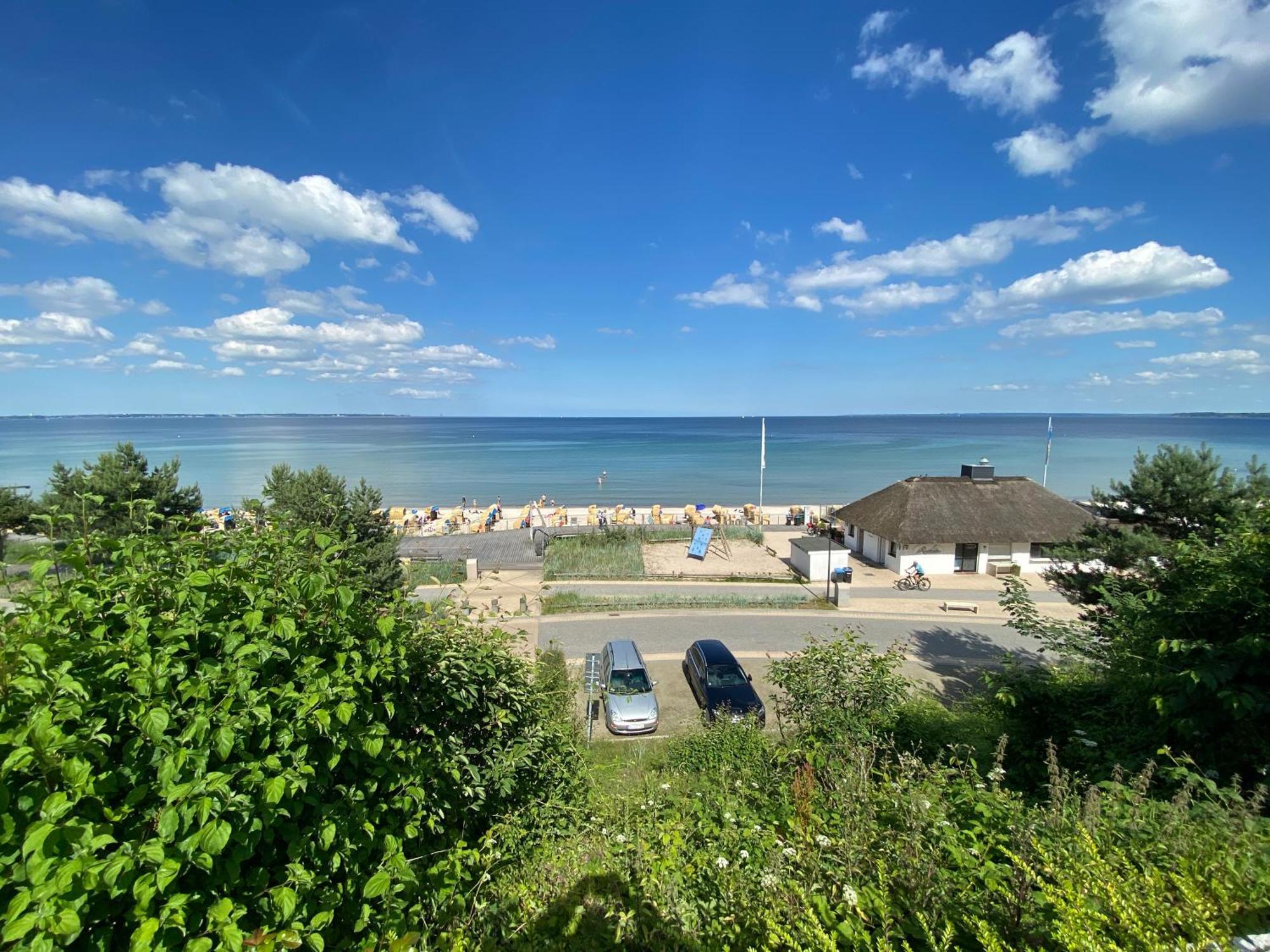 Studio Mit Panorama-Meerblick Und Direkter Strandlage In Scharbeutz Exteriör bild